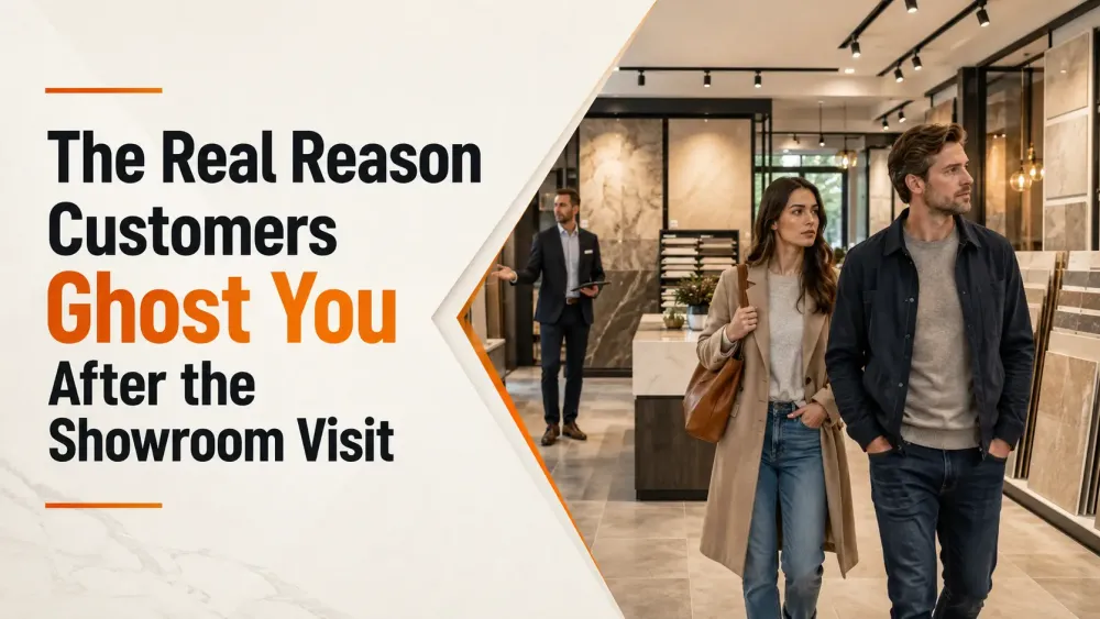 A verdadeira razão pela qual os clientes fantasiam você após a visita ao showroom