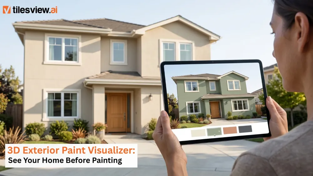 Visualizador de pintura externa 3D: veja sua casa antes de pintar 